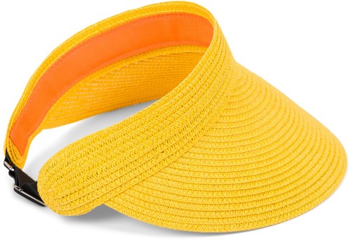 Damen papierstroh visor - papierstroh, cap