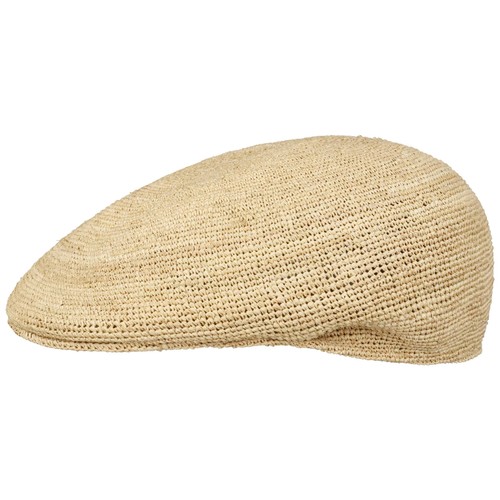 Borsalino miami raffia flatcap - borsalino,